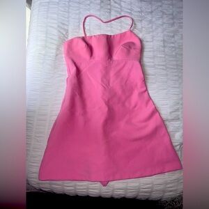 Bubblegum pink Zara skort dress size XS
